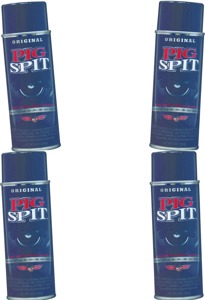 Pig Spit Original Cleaner - 4 Pack of 9 Oz Aerosol - Engine & Rubber Cleaner