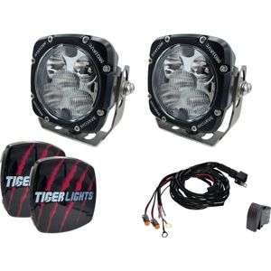 Tiger Lights Dual LED 4 Inch Mojave Light Kit - Dual 4" LED Mojave Light Kit with harness