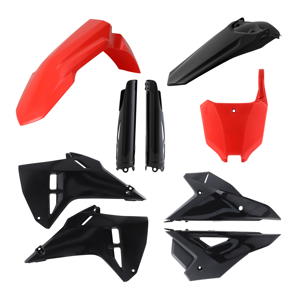Complete Plastic Kit - Red & Black - For 2025 Honda CRF250R & CRF450R