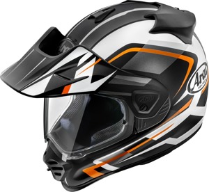 Arai XD-5 Discovery Helmet XL Orange Frost - Dual-sport helmet with advanced features