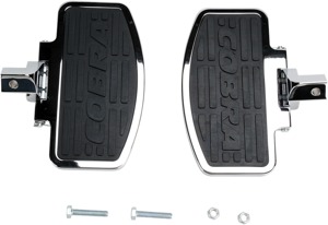 Cobra Classic Driver Floorboards Chrome Fits 97-03 Honda 1500 Valkyrie