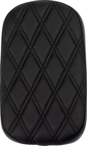 Rear Solo Seat Vinyl Black 7" Wide For 97-23 HD Touring