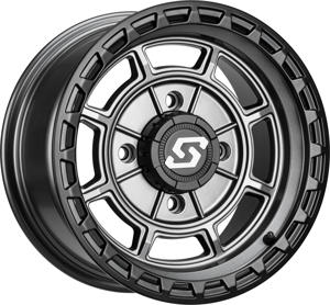 Sedona Rift Wheel 15x7 4/137 5+2 +10mm Carbon Grey Satin - 15x7 Carbon Grey wheel, 4/137 bolt, +10mm offset