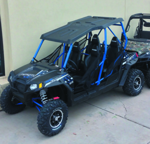 QuadBoss Roof for 09-14 Polaris Ranger Crew 800 - For 2009-2014 Polaris Ranger Crew 800