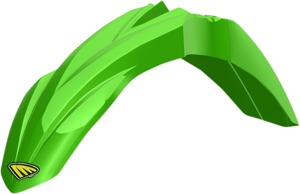 Cycra Powerflow Front Fender Green Fits 17-23 Kawasaki KX250F