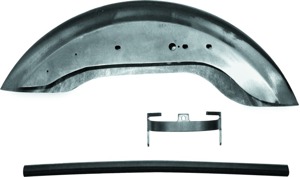 Original Style Raw Rear Fender No ECM Cutout For 04-Up XL Sportster - Raw steel rear fender for 04-13 Sportster XL