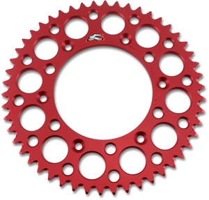 520 49T Rear Sprocket Red - For 83-16 Honda CR/F XR