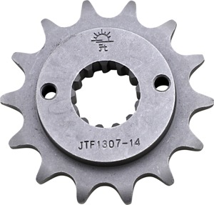 JT Steel Front Sprocket 14T 520 Natural For 00-07 XR650R 98-06 ZX6R