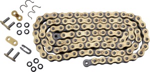 Renthal R3-3 SRS 520 Chain 104 Link Gold Off-Road/Enduro - 104 link 520 gold SRS chain for off-road, enduro
