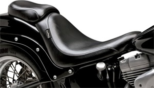 Le Pera Silhouette Solo Smooth Pillion Pad Black 7.75" Fits 06-14 Softail