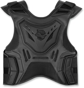 ICON Women's Field Armor Stryker Vest Black S/M - Protective vest with D3O back armor
