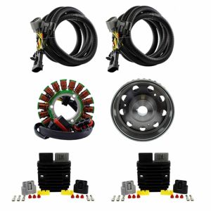 RMSTATOR SPLYT Supercharged Stator Regulator Flywheel Kit - Dual output stator kit with flywheel and regulators