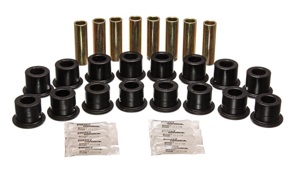 Black Front & Rear Control Arm Bushing Set Fits 94-06 Hummer H1