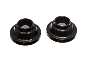 Black Rear Coil Spring Isolator Set Fits 99-06 VW Golf IV GTI Jetta IV