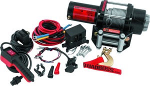 QuadBoss 2500Lb Winch with Wire Cable