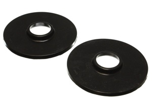 Black Rear Coil Spring Isolator Set Fits 97-06 Jeep Wrangler YJ & TJ