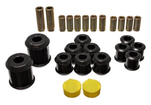 Black Rear Control Arm Bushing Set Fits 95-99 Mitsubishi Eclipse FWD/AWD