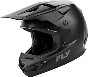 Fly Racing Kinetic Solid Helmet Matte Black 2X-Large - Matte black 2X-Large helmet by Fly Racing