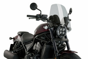 Puig Naked New Gen Touring Windscreen Smoke Honda CMX1100 Rebel 1100 - Touring windscreen, smoke, For Honda CMX1100 Rebel 1100