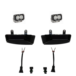 Baja Designs S2 Sport Fog Pocket Kits - White Fits 2019+ Ram 2500/3500