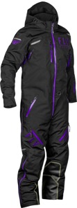 FLY RACING Cobalt Shell SB Monosuit Black/Purple 2X - Weatherproof monosuit in 2X size