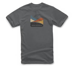 Alpinestars Expo Tee Charcoal Large - Classic charcoal short sleeve shirt, size large