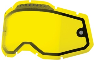 100% 2.0 Replacement Dual Lens Yellow for RC2 AC2 ST2 VTD DLPN