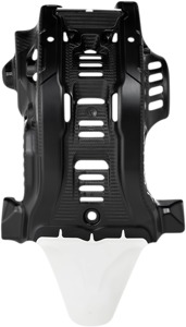 Acerbis Offroad Skid Plate w/ Linkage Guard Black/White