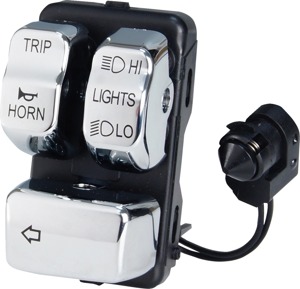 Drag Specialties Can Bus Handlebar Control Module Chrome For Harley-Davidson