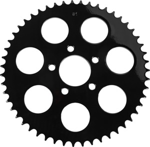 HardDrive Gloss Black Rear Sprocket 51T For Big Twin 00-13 - 51 tooth rear sprocket for Big Twin 2000-13