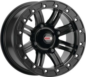 GZ801 LiteLoc 14x10 5+5/0mm Offset 4x136 110mm CB Matte Black w/BH-H2020M Wheel