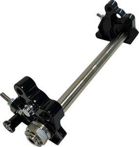 Hawg Halters Axle Adjuster Kit w/ Shock Relocator For Harley Touring - Axle adjuster kit with shock relocator For Harley models
