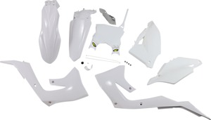 Cycra Replica Plastic Kit White For 19-23 Kawasaki KX250/X KX450/X