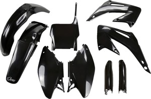 UFO Complete Plastic Kit Black Fits Honda CR125/250