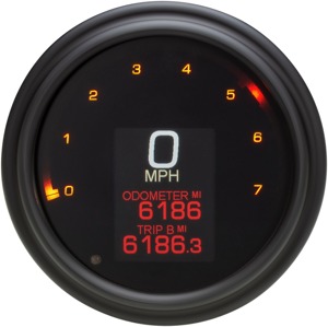 Dakota Digital MLX Series Black Speedometer/Tachometer Gauge