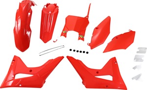 Cycra Red Replica Plastic Kit For 17-21 Honda CRF250RX CRF450RX