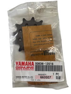 Yamaha Drive Sprocket 12T (38V1746120) - 12-tooth front drive sprocket by Yamaha