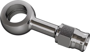 Goodridge Straight Banjo Adapter M12 Stainless Steel Silver - Fitting for Goodridge universal brake lines