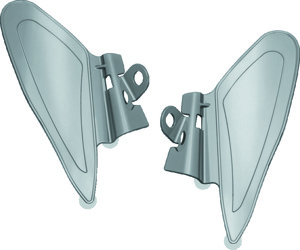 Kuryakyn Saddle Shields Heat Deflectors Smoke For 14-Up Indian Models - Heat deflectors for 14-Up Indian models except Scout
