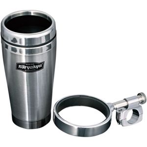 Drink Holder With Stainless Steel Mug 1in Bar Clamp Chrome