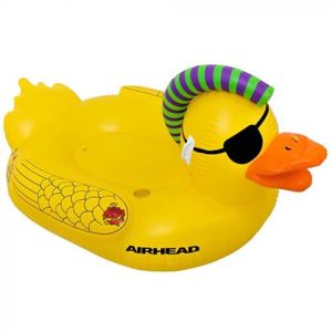 AIRHEAD Pool Float Punk Duck 2 Person Inflatable - 2 person inflatable Punk Duck pool float
