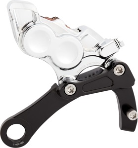 Arlen Ness Rear Brake Caliper Kit Chrome For Harley-Davidson Softail - Differential-bore kit for Harley-Davidson Softail