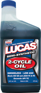 Lucas Semi-Synthetic 2-Cycle Oil 2.6oz - Makes 1 Gal at 50:1