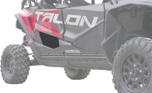 KFI Rear Lower Door Panel Kit Black Fits 20-23 Honda Talon 1000-4