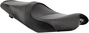 World Sport Performance Plain CarbonFX Vinyl 2-Up Seat - Black - Concours