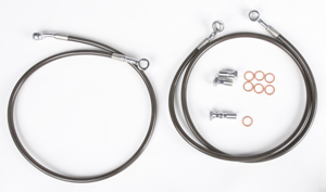 Front Brakeline Kit STD Smoke - For 11-14 Polaris RZR/4 900 /XP