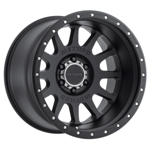 MR605 NV 20x10 -24mm Offset 6x135 87mm CB Matte Black Wheel
