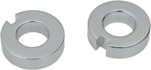 Drag Specialties Axle Adjuster Spacer Chrome Pair For Harley Softail - Axle adjuster spacers chrome, pair. For Harley Softail