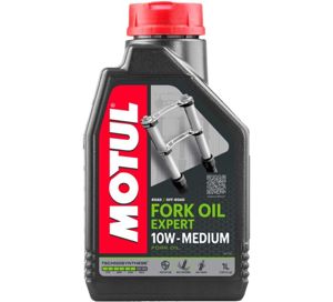 Motul Fork Oil Expert Medium 10W 1L Suspension Fluid - 1L 10W fork oil for motorcycle suspension systems