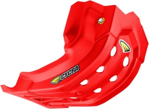Cycra Full Armor Skid Plate - Red Fits Honda